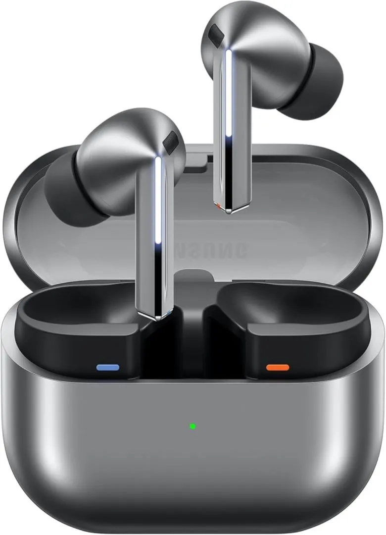 SAMSUNG Galaxy Buds 3 Pro AI True Wireless Bluetooth Earbuds, Noise Cancelling, Sound Optimization, Real-Time Interpreter, Redesigned Comfort Fit Latin American Version (Silver)