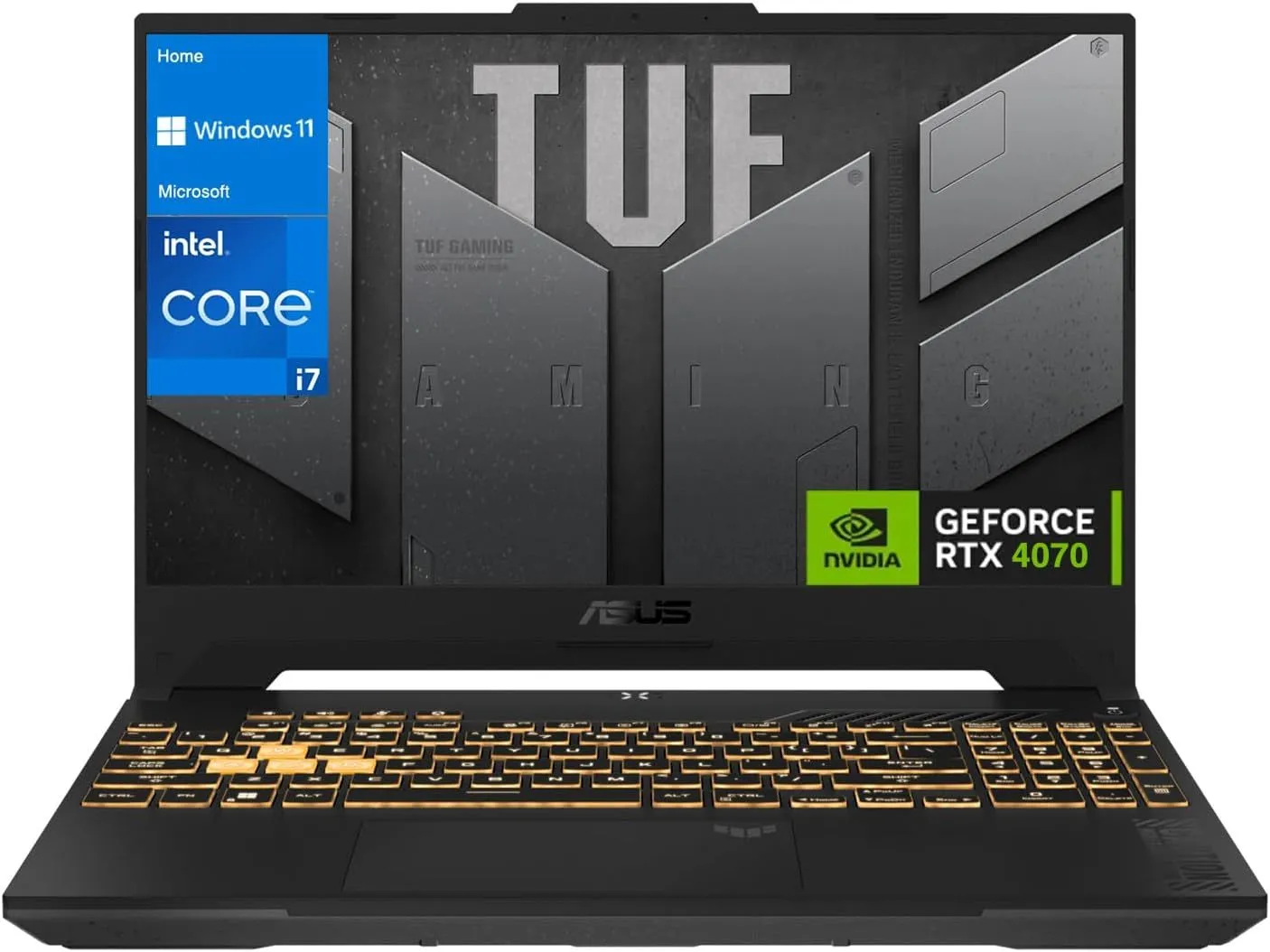 ASUS TUF 15.6 i7 RTX 4070 Gaming Laptop, 15.6" FHD 144Hz Display, Intel Core i7-13620H (Beats Intel i9-12900), NVIDIA GeForce RTX 4070, 32GB DDR5 RAM, 1TB SSD, RGB Backlit KB, Windows 11 Home